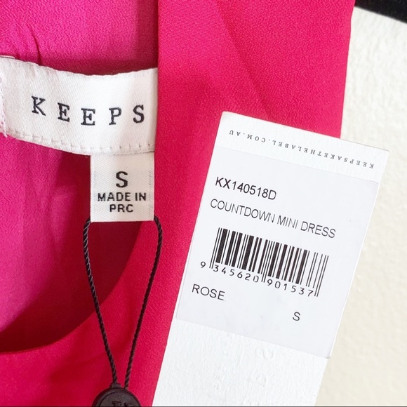 Keepsake The Label Countdown Mini Dress Pink NWT - Picture 5 of 10